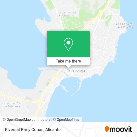 Riversal Bar y Copas map