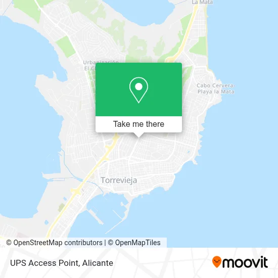 Ups Access Point map