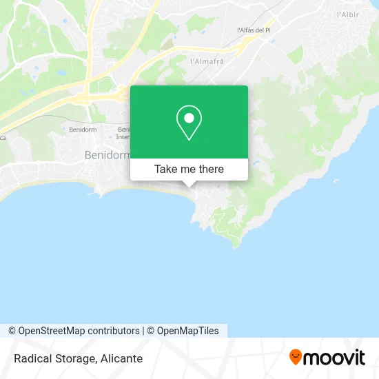 Radical Storage map