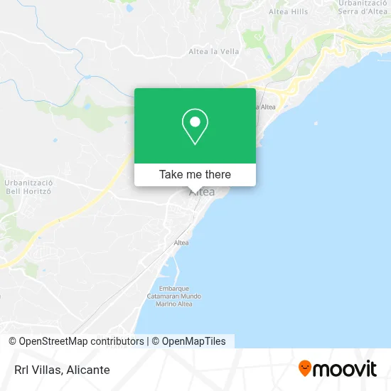 Rrl Villas map