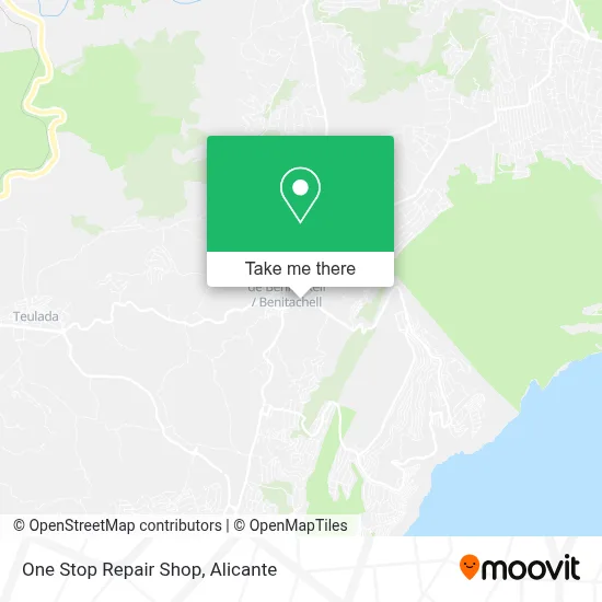 One Stop Repair Shop map