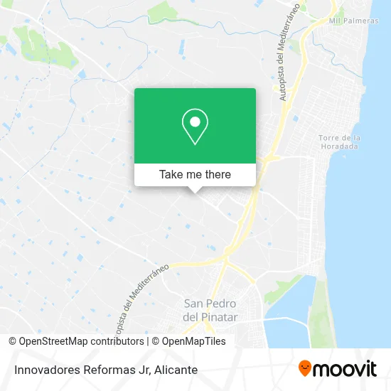 Innovadores Reformas Jr map