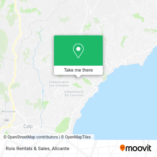 Rois Rentals & Sales map