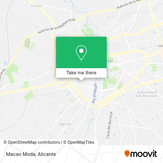 Macao Moda map