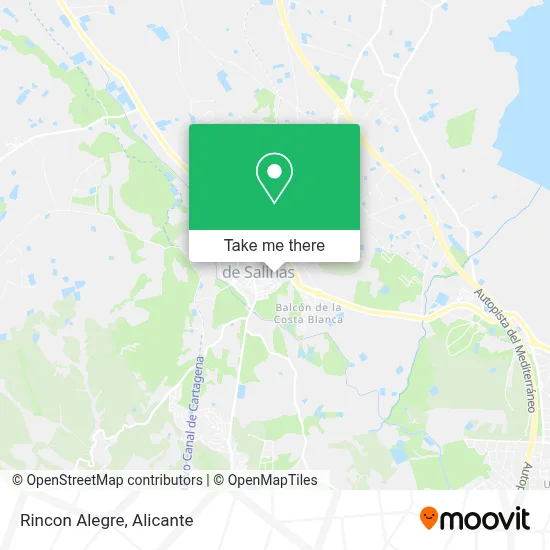 Rincon Alegre map