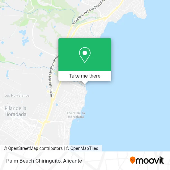 Palm Beach Chiringuito map