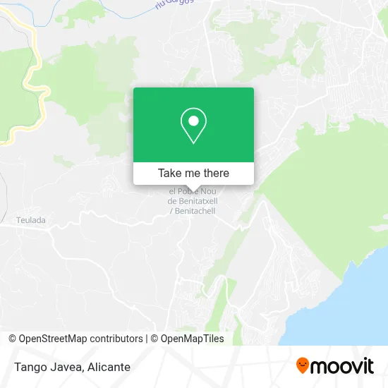 Tango Javea map