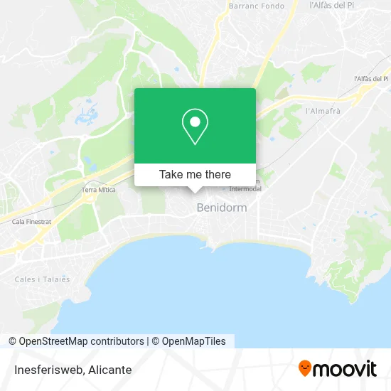 Inesferisweb map