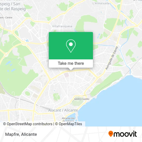 Mapfre map