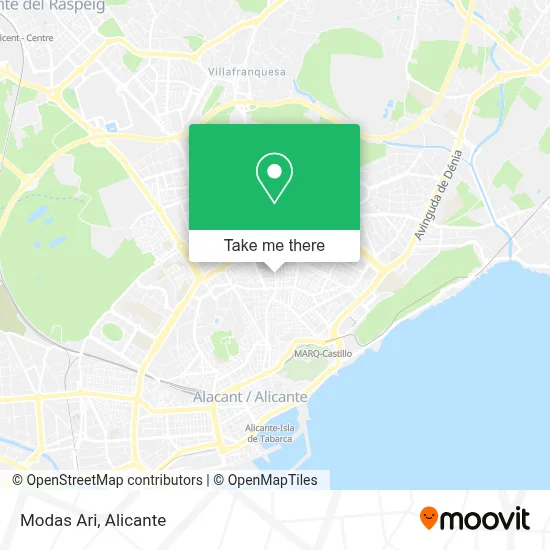 Modas Ari map