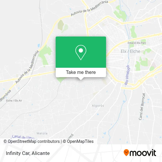 Infinity Car map