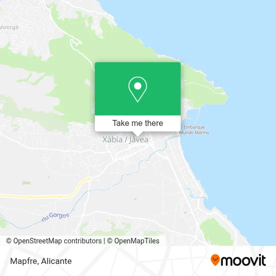 Mapfre map
