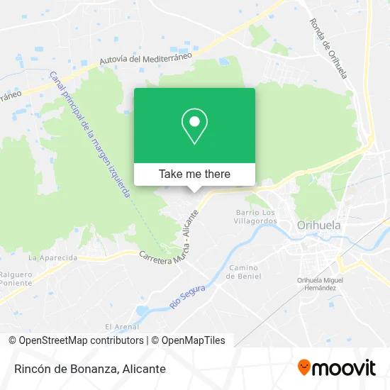 Rincón de Bonanza map