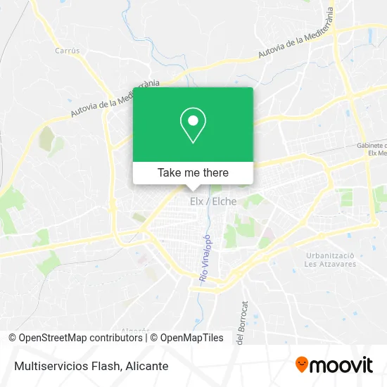 Multiservicios Flash map