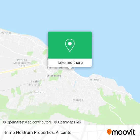 Inmo Nostrum Properties map