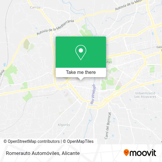 Romerauto Automóviles map