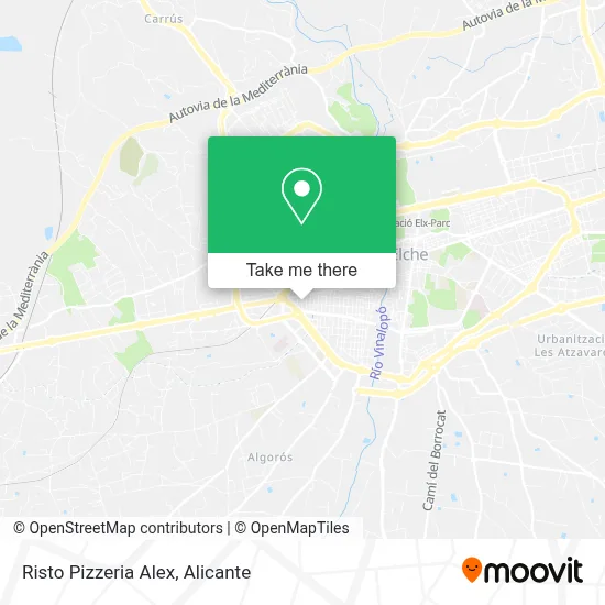 Risto Pizzeria Alex map
