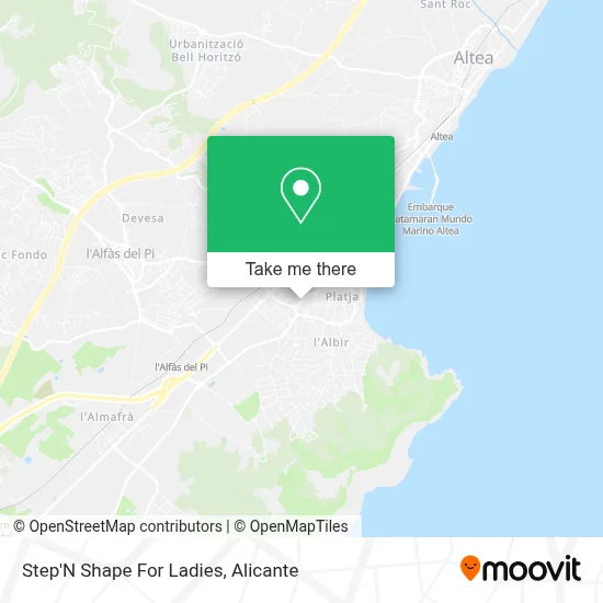 Step'N Shape For Ladies map