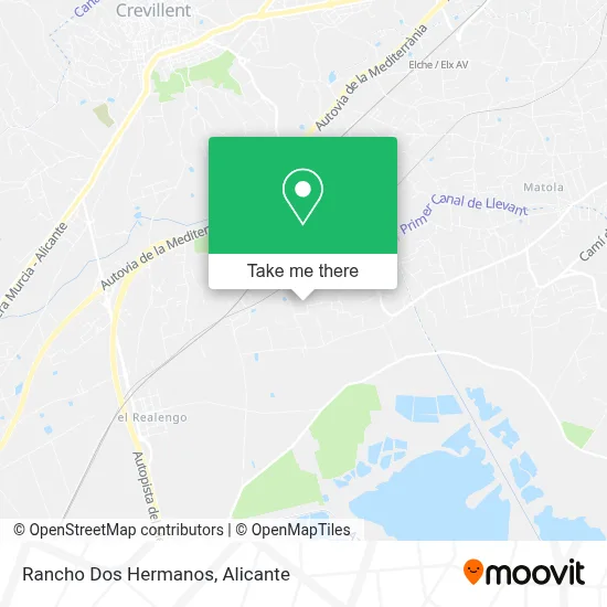 Rancho Dos Hermanos map