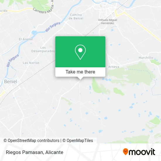Riegos Pamasan map