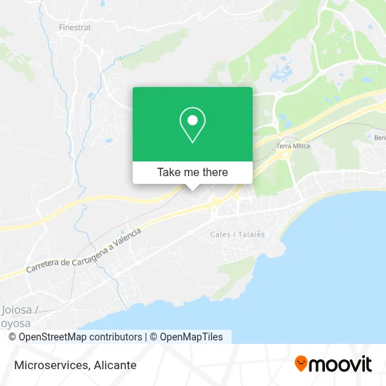 Microservices map