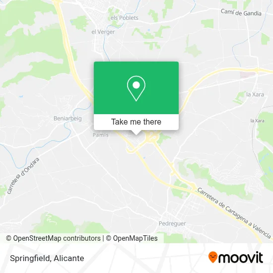 Springfield map