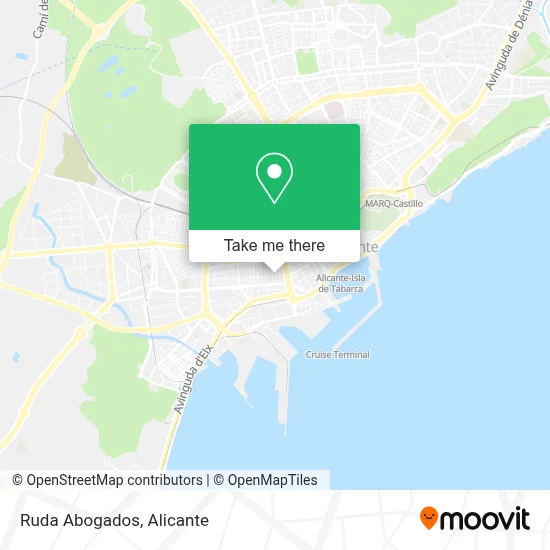 Ruda Abogados map