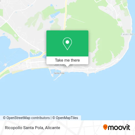 Ricopollo Santa Pola map