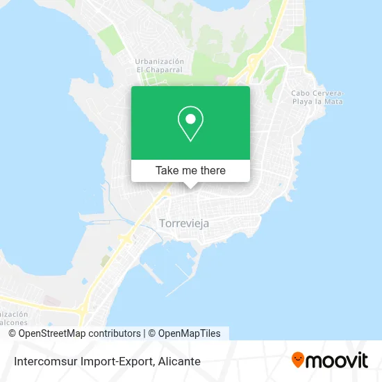 Intercomsur Import-Export map