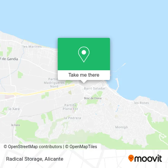 Radical Storage map