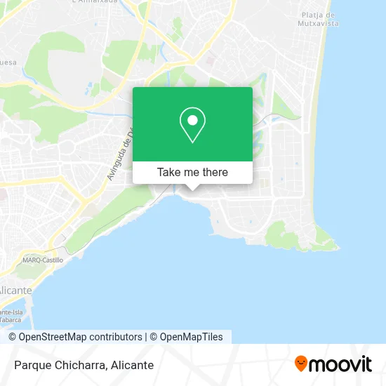 Parque Chicharra map