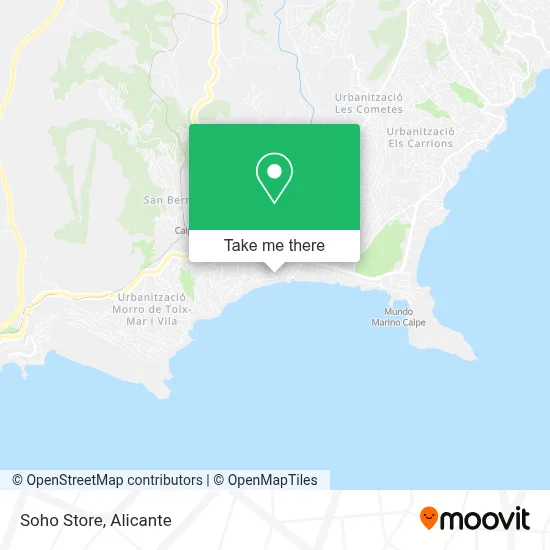Soho Store map