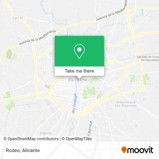Rodeo map