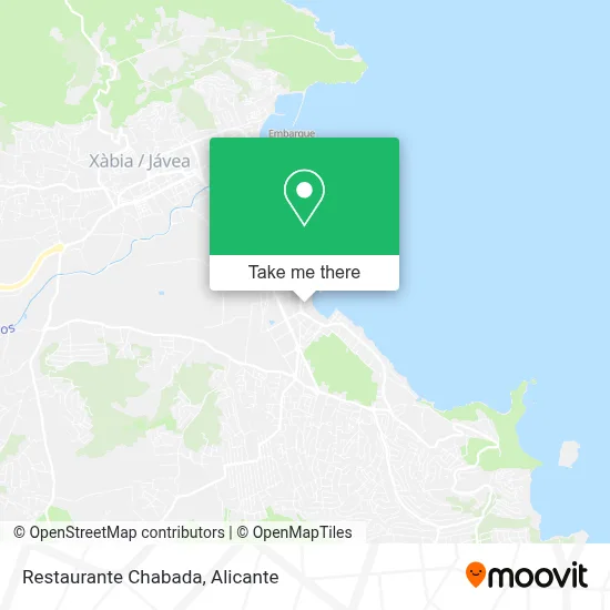 Restaurante Chabada map