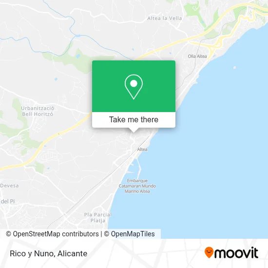 Rico y Nuno map