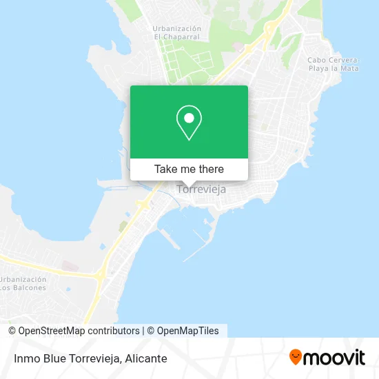 Inmo Blue Torrevieja map