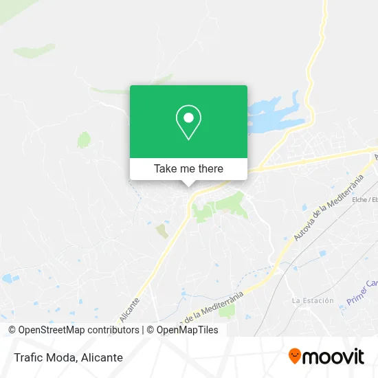 Trafic Moda map