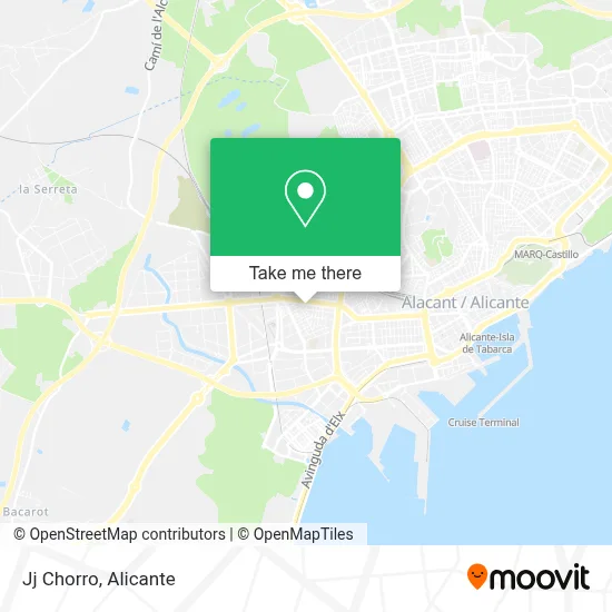 Jj Chorro map
