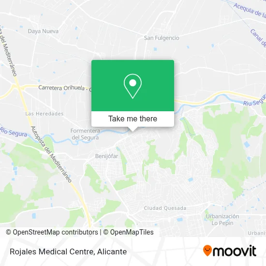 Rojales Medical Centre map