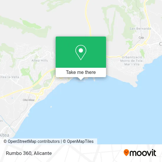 Rumbo 360 map