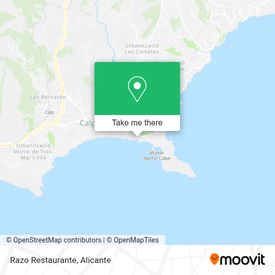 Razo Restaurante map