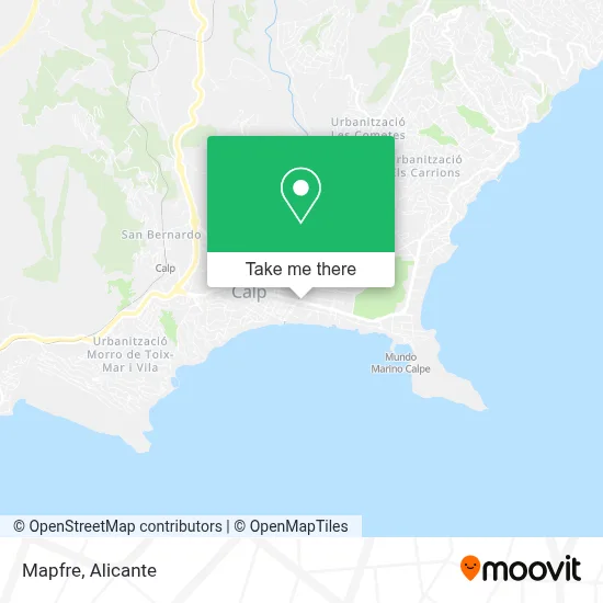 Mapfre map