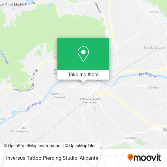 Inversus Tattoo Piercing Studio map