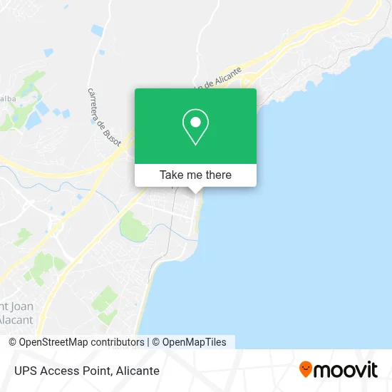 Ups Access Point map