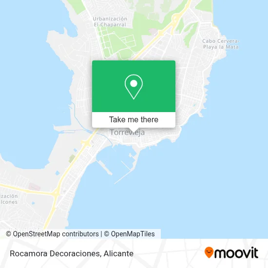 Rocamora Decoraciones map