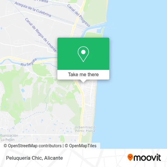 Peluquería Chic map