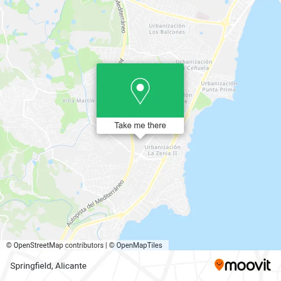 Springfield map