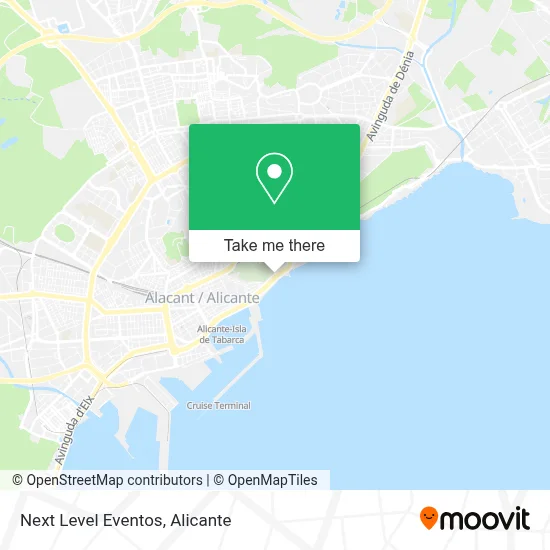 Next Level Eventos map