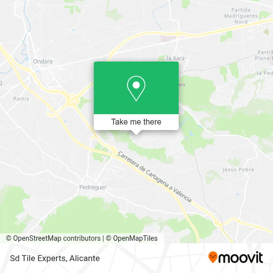 Sd Tile Experts map
