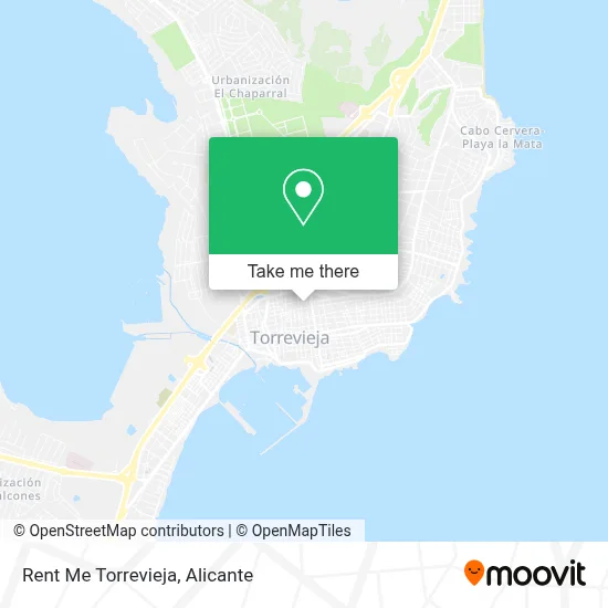Rent Me Torrevieja map